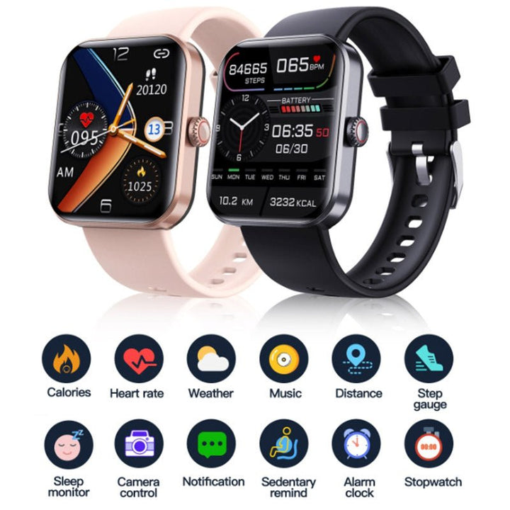 Fitness watch & health management for daily wellness. Non-invasive blood sugar & heart rate monitor.