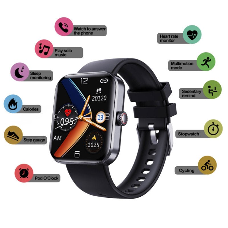 Pain-free glucose monitor smartwatch. Non-invasive blood sugar & health tracking for daily wellness.