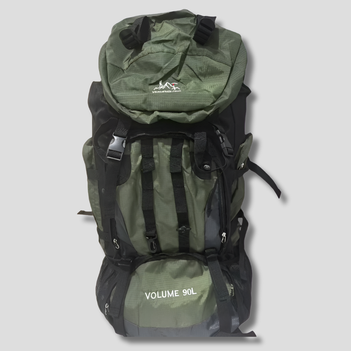 Unisex ultra-light 90L hiking backpack, waterproof for trekking & outdoor adventure. Large capacity camping gear.