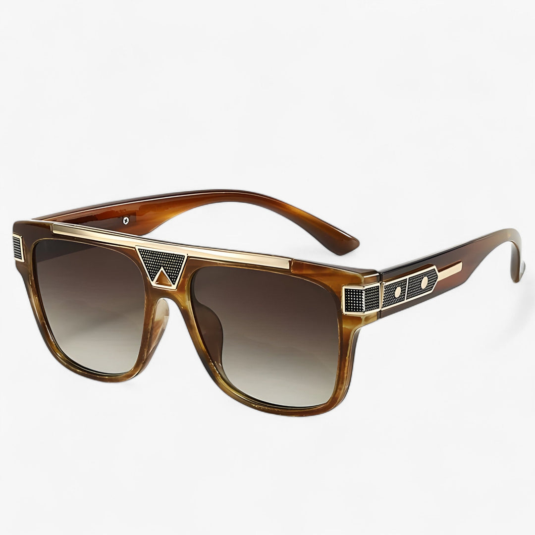 Elegant unisex vintage pilot sunglasses, mirrored lenses, durable metal frame for stylish eye protection.