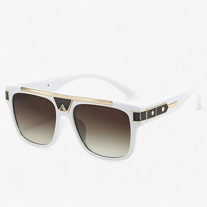 Pilot aviator sunglasses with reflective mirrored lenses, unisex, UV400, ideal for fashion & driving.
