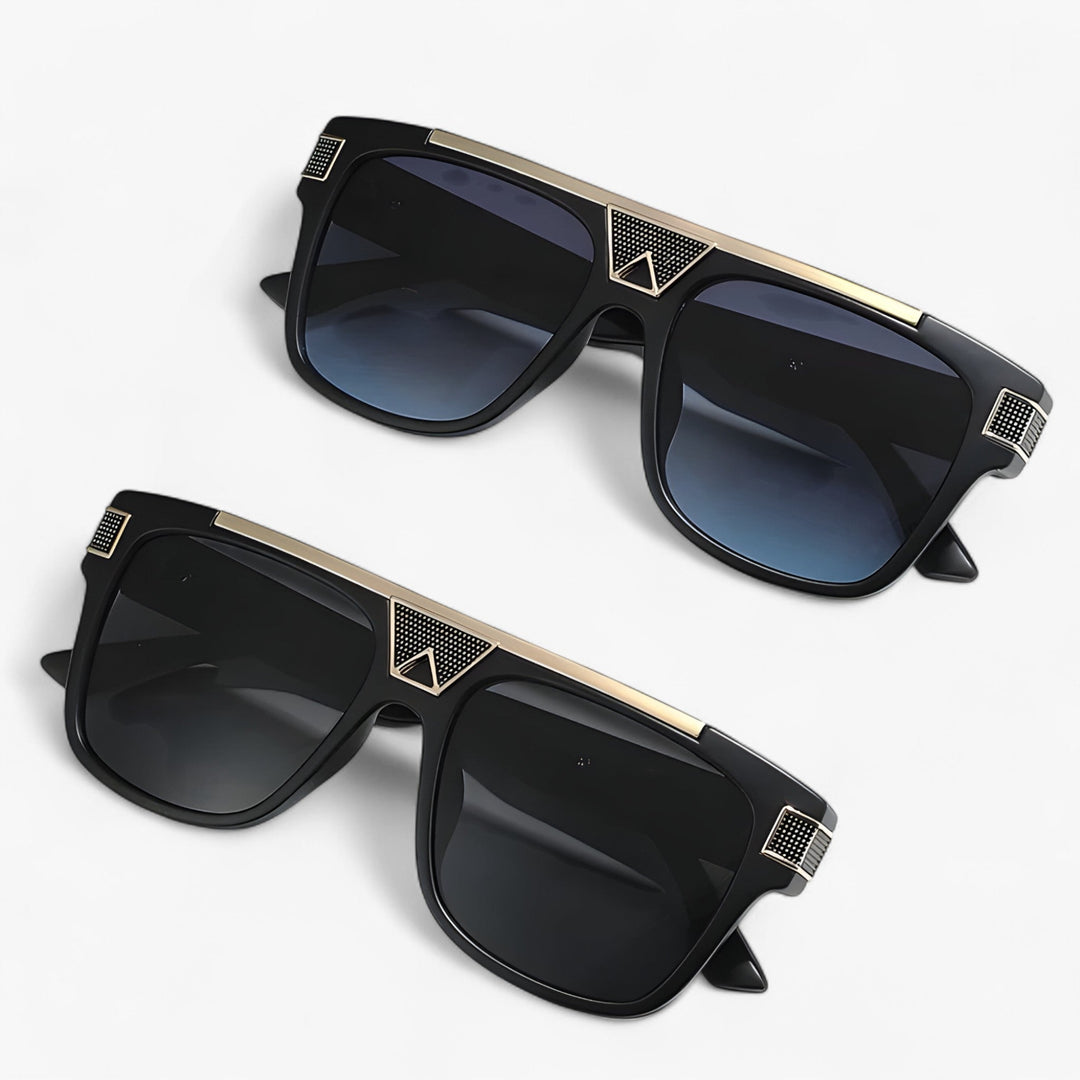Retro style pilot sunglasses, unisex design, mirrored lenses, metal frame, for essential eye protection.