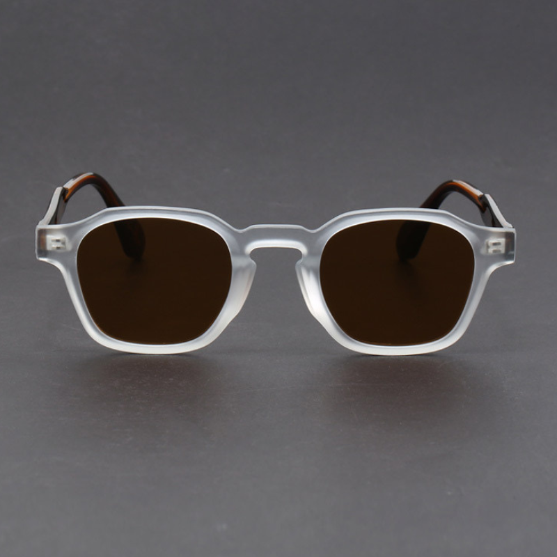 Acetate framed vintage square sunglasses, a popular choice for trendy eyewear