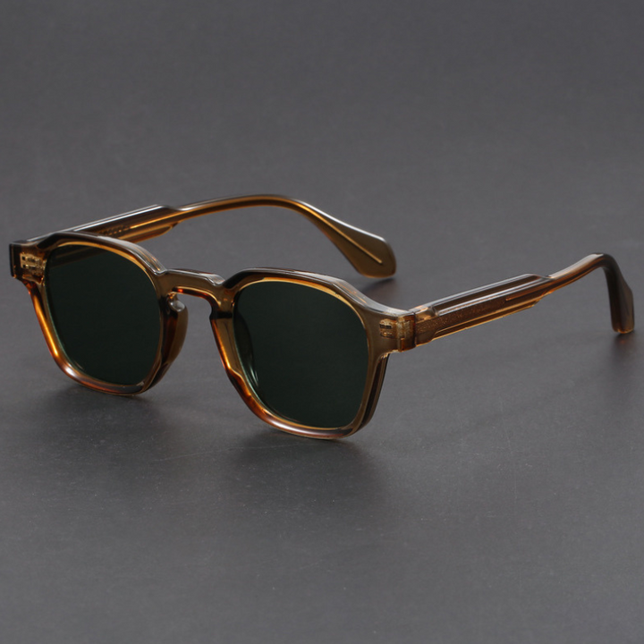 Retro square design unisex sunglasses, providing comfortable UV protection