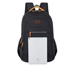 Organized unisex backpack with multiple pockets, perfect for school, work, or travel essentials; everyday carry.