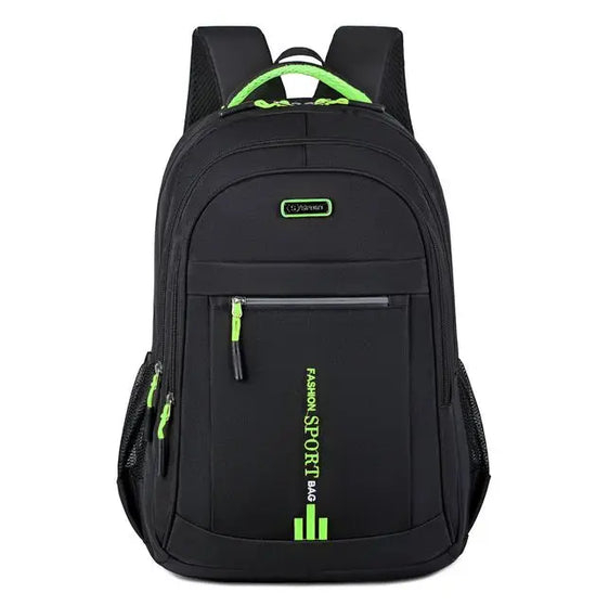 Adventure-ready waterproof outdoor backpack, multi-compartment for hiking, camping & exploration gear.
