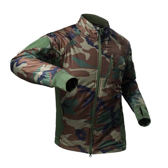 Back view of the lightweight polyester unisex rain jacket with hood, highlighting design