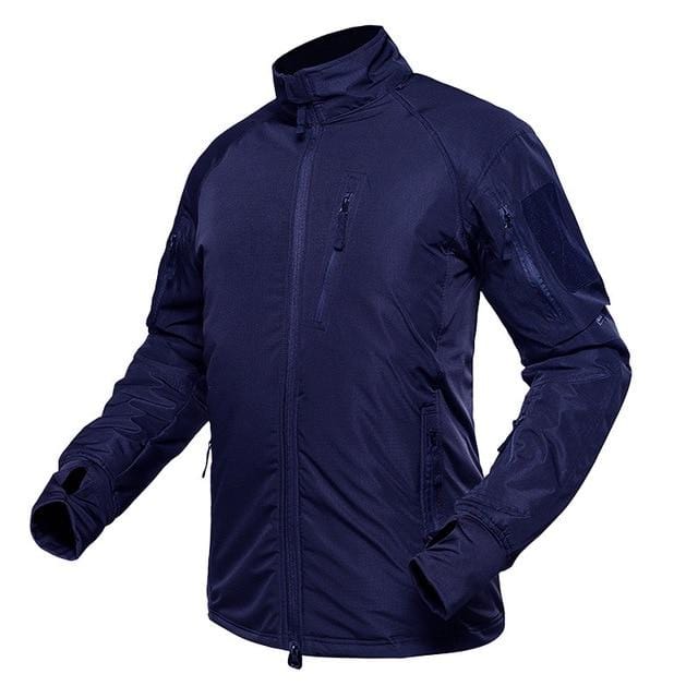 Detail shot of the removable hood feature on the unisex outdoor jacket, with drawstrings