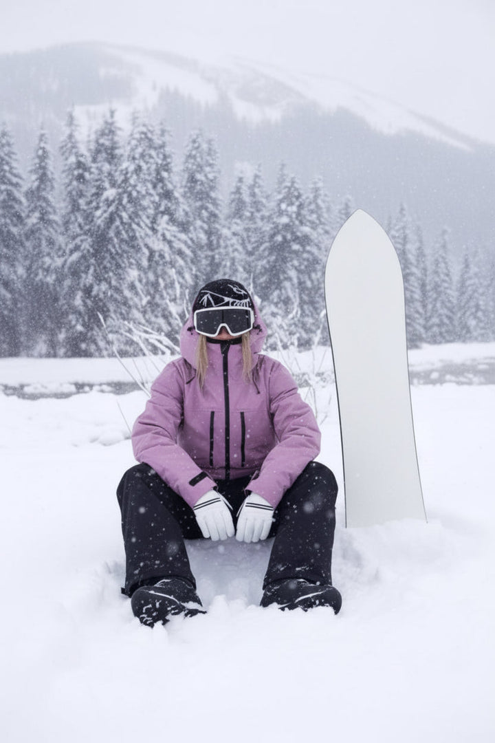 Jesse unisex ski jacket with adjustable hood and multiple pockets, perfect for skiing and snowboarding in winter.