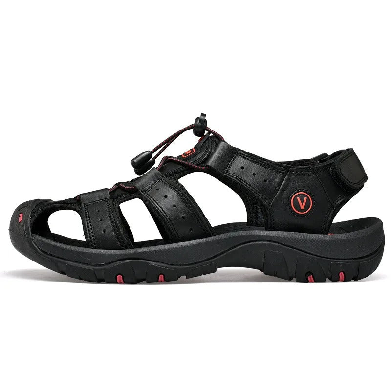 Men's Outdoor Trekking Sandals with Mesh Upper