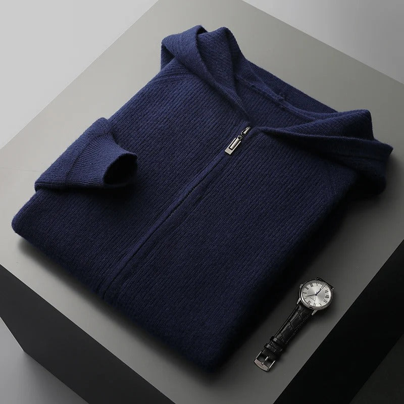 Valletta men's soft comfort hoodie in a classic fit, designed for warmth, leisure, and daily wear.
