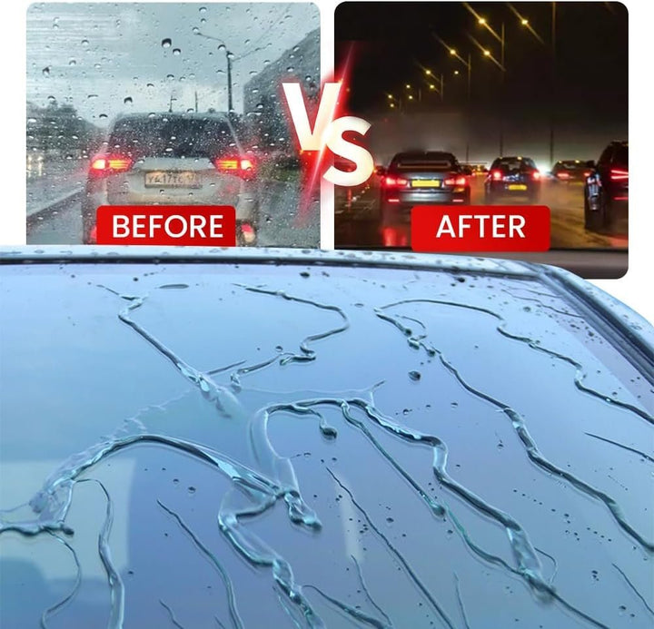 Versatile Car Windshield Cleaner with Rain & Fog Prevention - Lexians