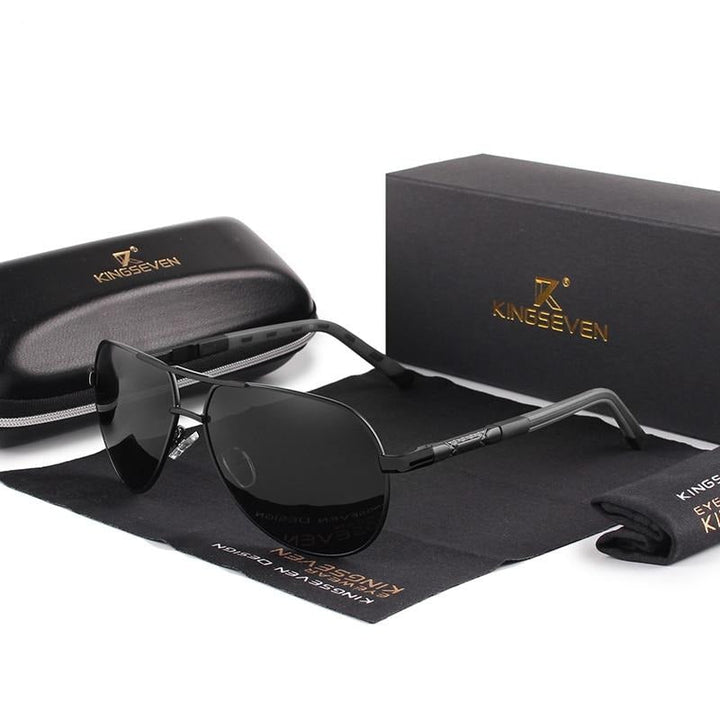 Men's outdoor style vintage polarized sunglasses, excellent UV400 protection for all activities.