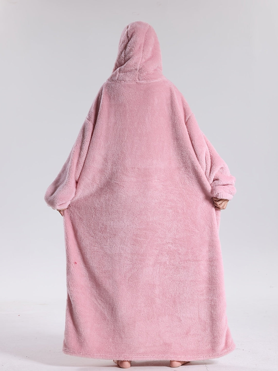 Stay warm with this ultra soft unisex hoodie blanket, essential winter loungewear.