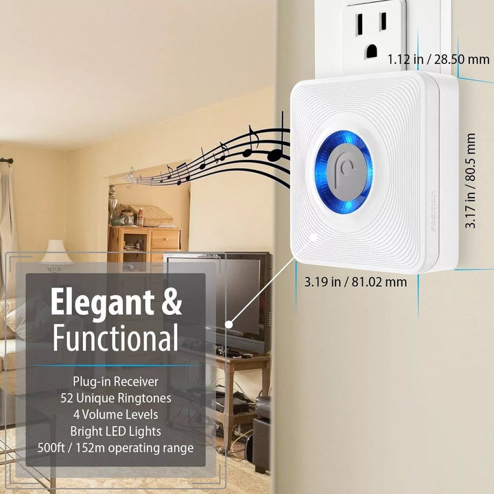 Wireless Motion Sensor Driveway Alarm for Home Security - Lexians
