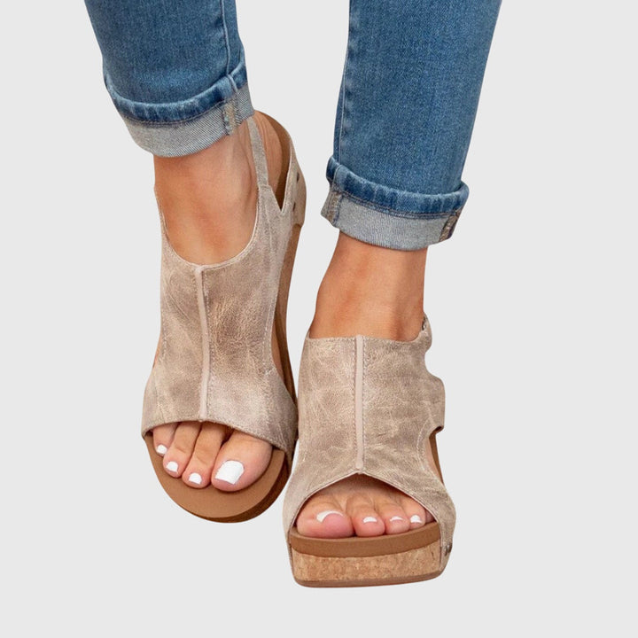 Women's Adela orthopedic sandals, stylish and comfortable with arch support for all-day wear.