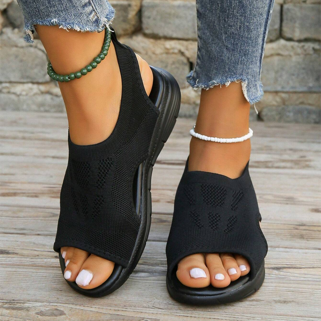 Women's adjustable orthopedic walking sandals for custom fit & all-day comfort.