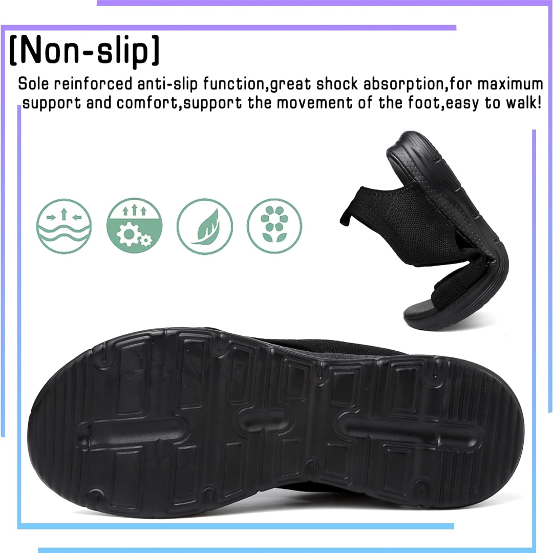 Casual women's orthopedic sandals, ideal for everyday wear, walking, & foot pain relief.