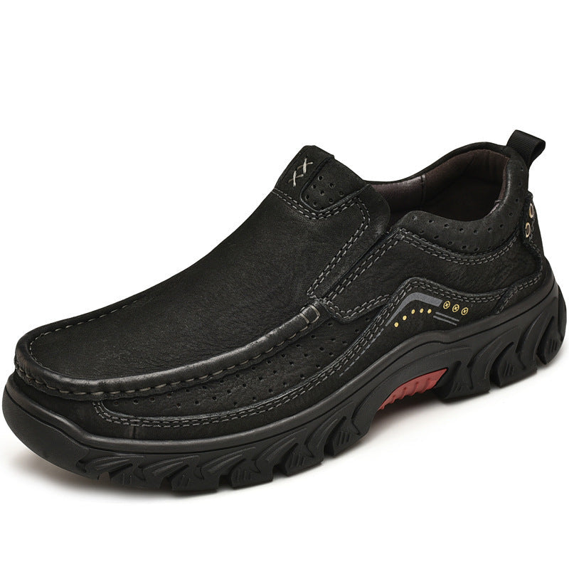 Women's orthopedic leather boots in rich brown, featuring a comfortable sole for all-day wear