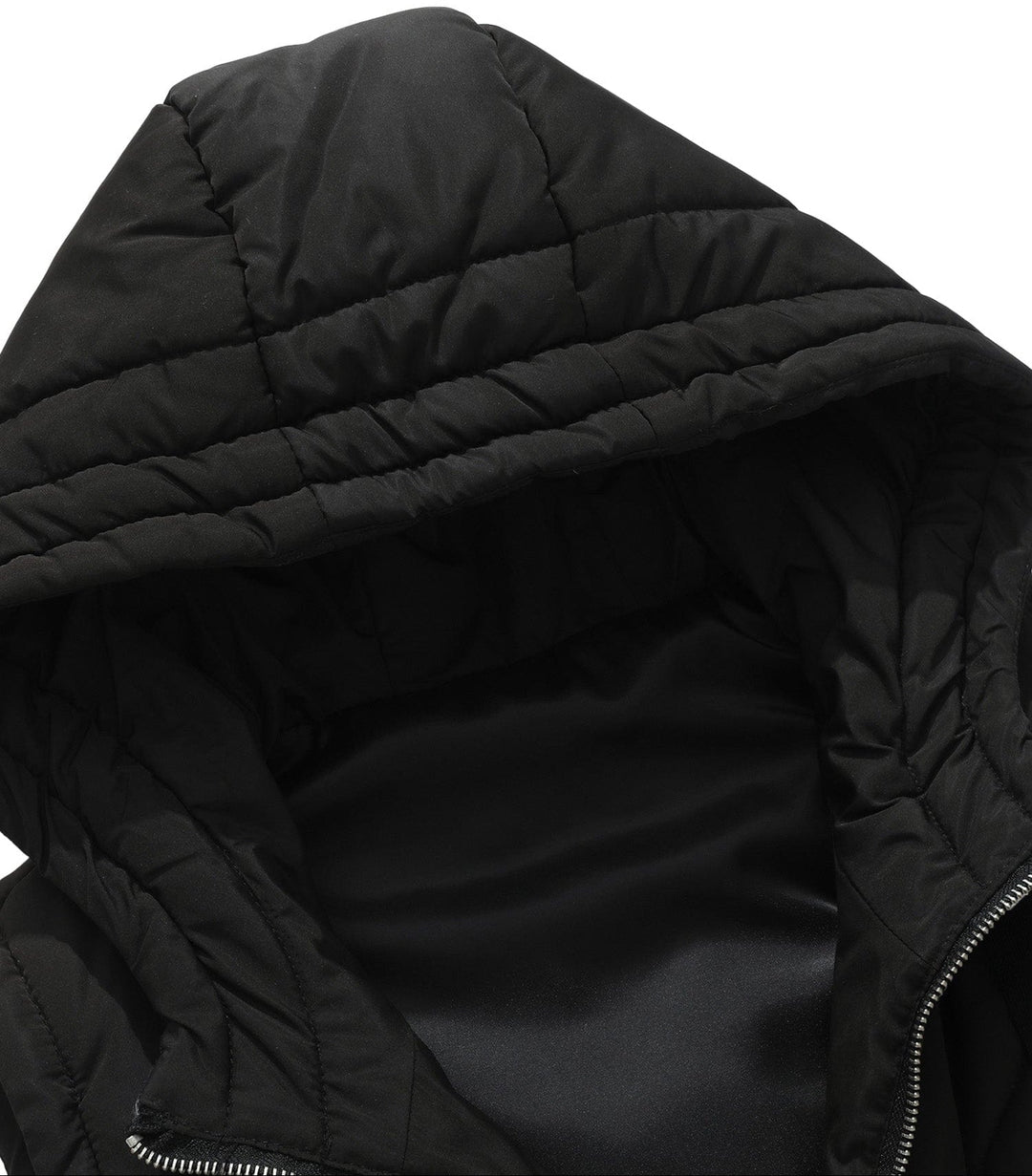 Women's white quilted hooded puffer vest, a versatile layering piece for various outfits