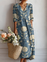 Dusty Blue and Cream