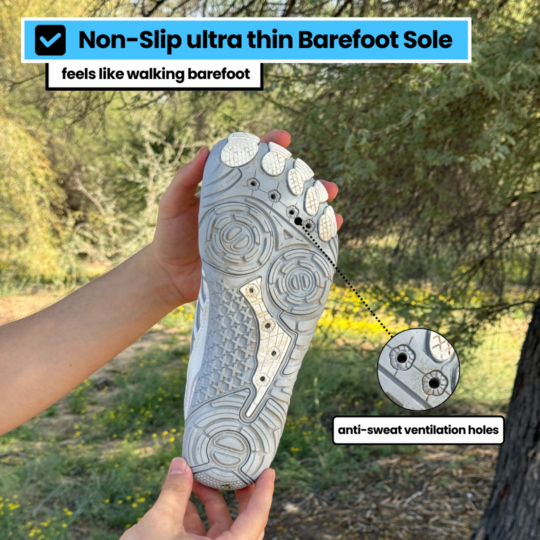 Active women's footwear: breathable, zero drop, and lightweight for sport & walking.