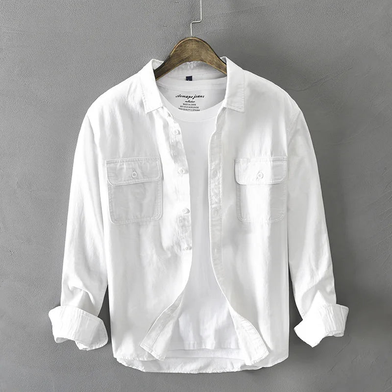 Coastal style women's cotton capri shirt, breathable fabric, ideal for warm weather fashion.