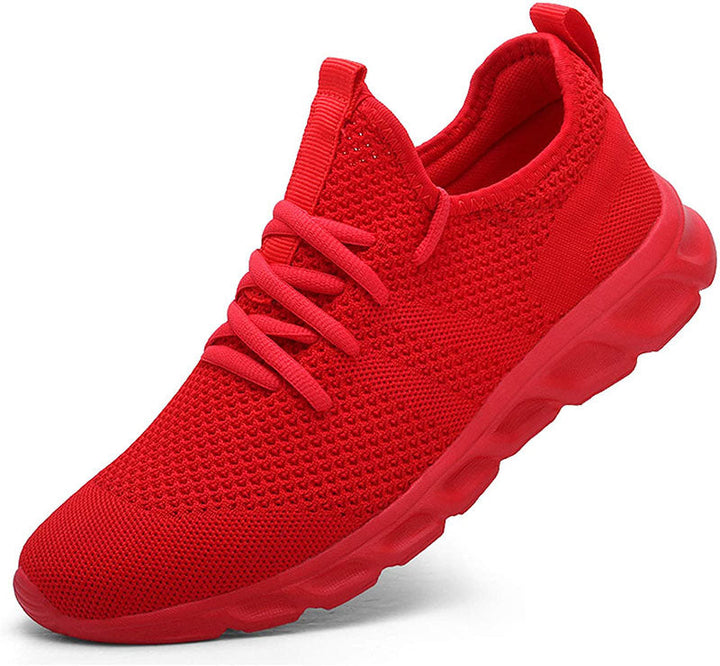 Lightweight athletic casual women's sneakers, lace-up design for walking and daily activities