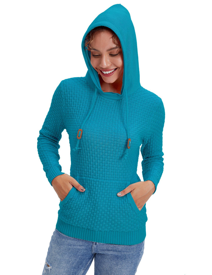 Breathable cotton blend women's hoodie, an ideal choice for year-round comfort.