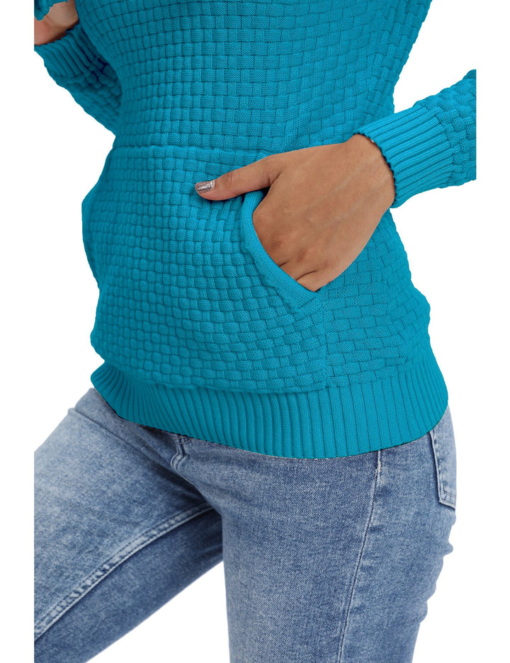 Women's breathable cotton blend hoodie draped artfully, highlighting its flow and texture.