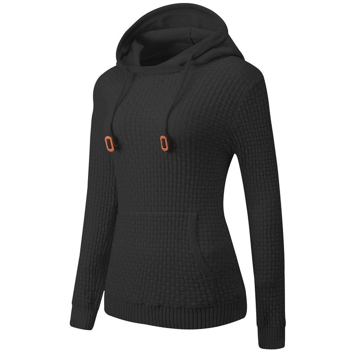 Model wearing an everyday women's hoodie, showcasing its comfortable fit and versatile style.