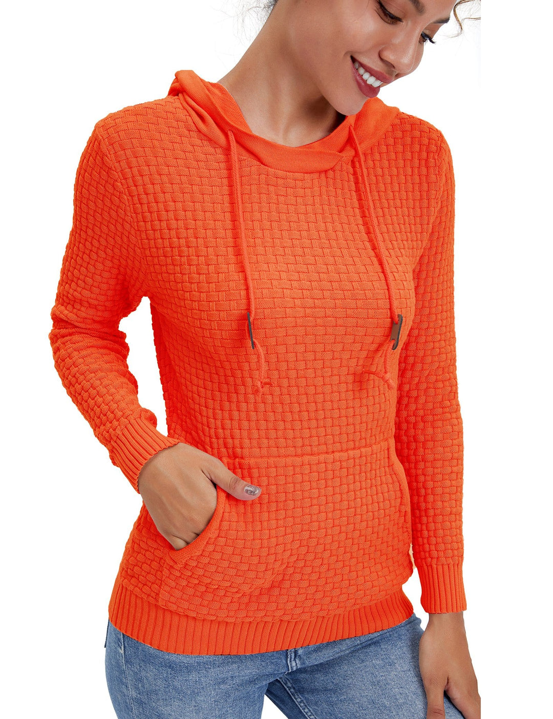 Breathable women's sweatshirt in a neutral tone, great for layering or standalone wear.