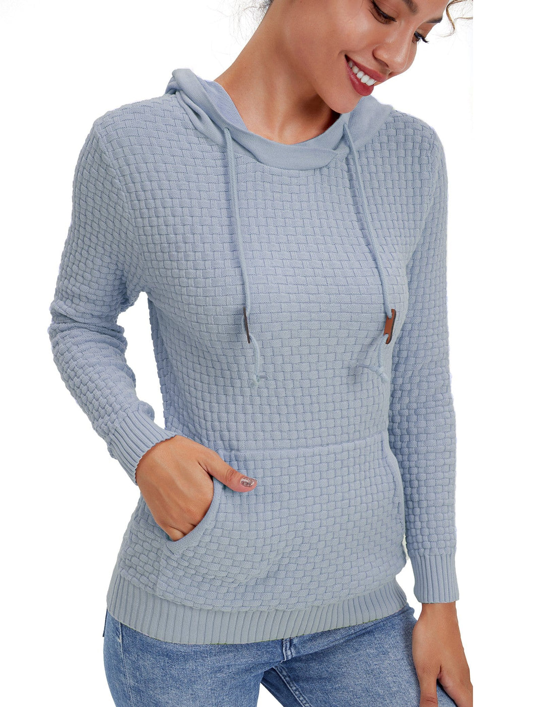 Everyday women's pullover hoodie, designed for maximum comfort and style versatility.