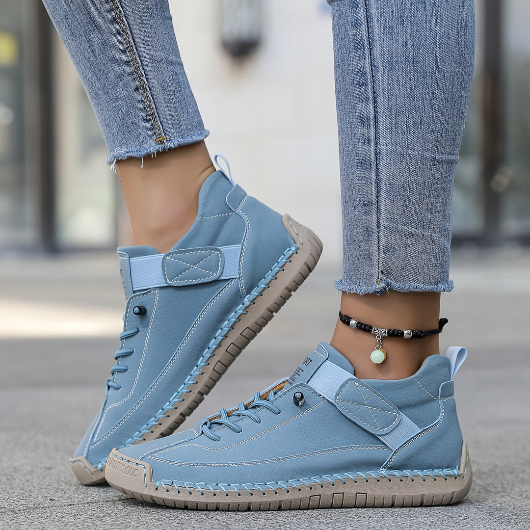 Comfortable women's orthopedic walking sneakers for daily wear, providing great support & style.