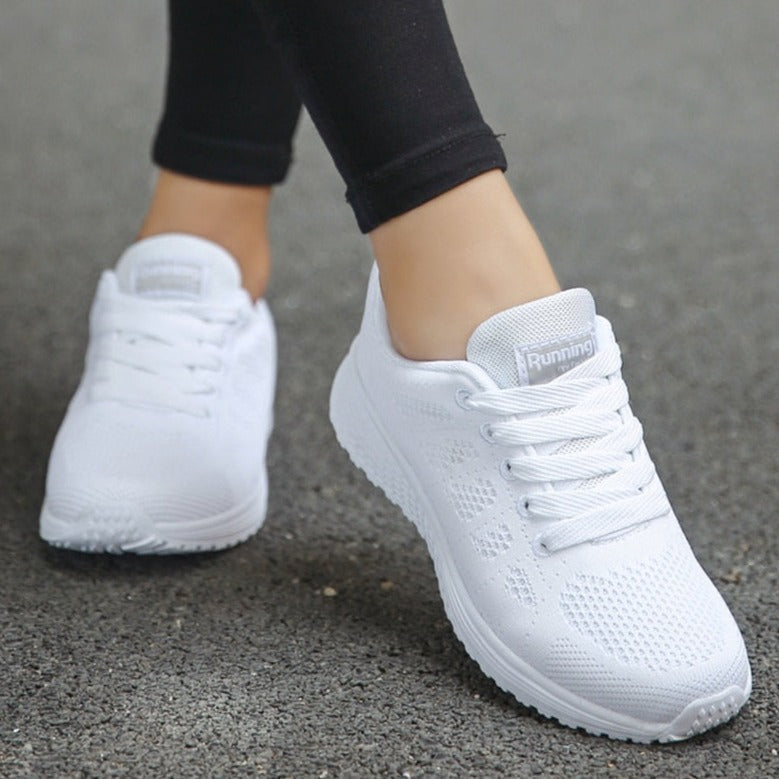 Orthopedic women's walking sneakers designed for superior arch support & foot pain relief.