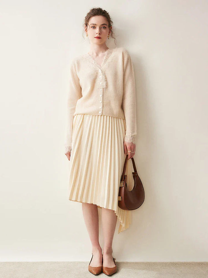 Soft knit Cortona Cashmere Cardigan, a must-have layering piece for stylish women.