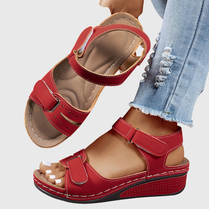 Women's crystal orthopedic sandals for arch support, comfort, and daily wear.