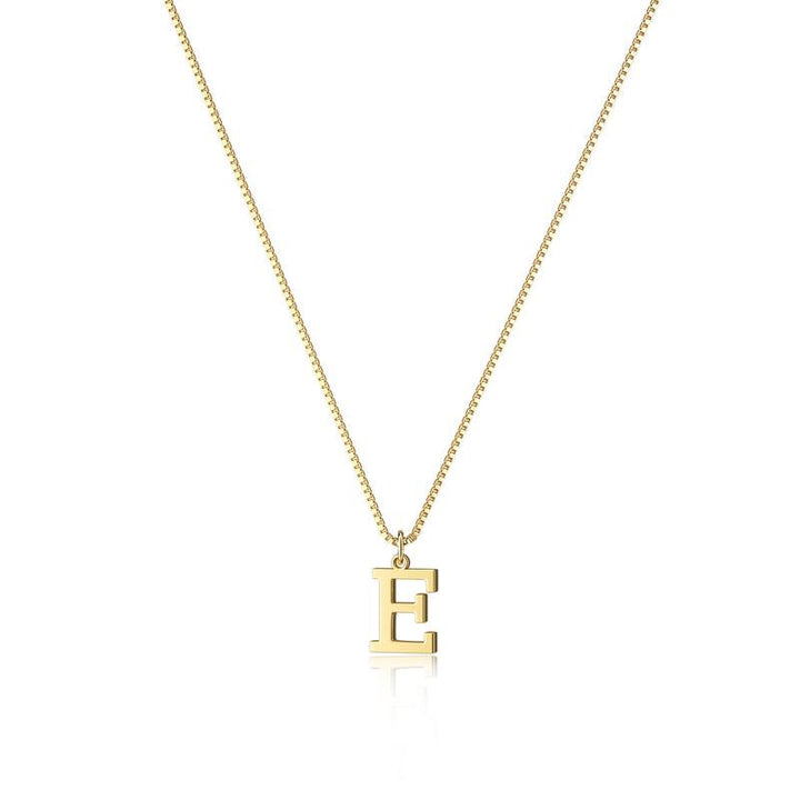 Personalized gold initial necklace for her, timeless and fashionable