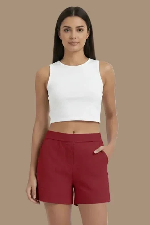 Versatile women's high waist active shorts for leisure, outdoor activities, and comfortable daily fashion wear.