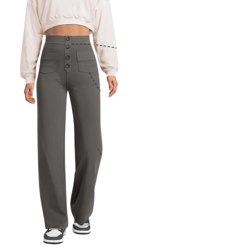 Women's High-Waisted Wide Leg Dress Pants