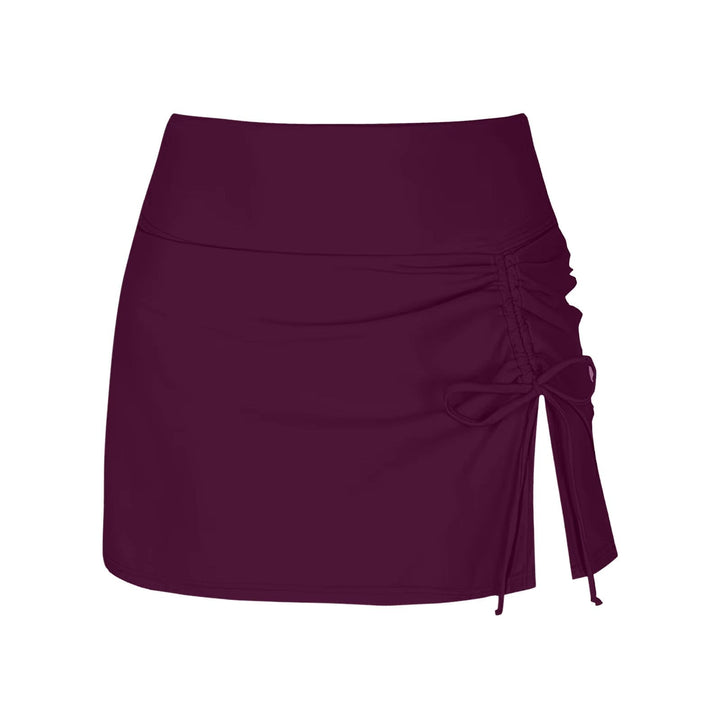 Liv women's quick-dry side slit swim shorts, perfect for lounging poolside or active swimming. Summer style.