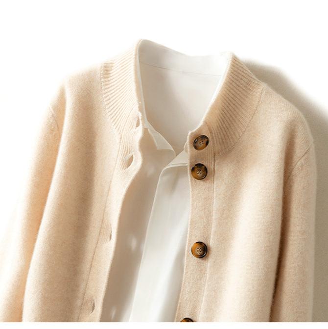 Comfort knit, women's Luxe Cashmere Blend Cardigan, embracing luxury and ease