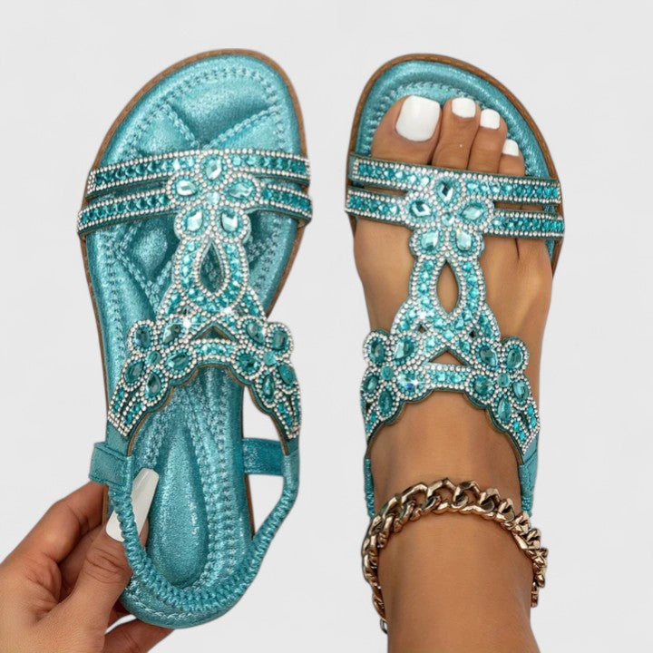 Comfortable orthopedic sandals for women, featuring advanced arch support to alleviate foot pain & improve walking.