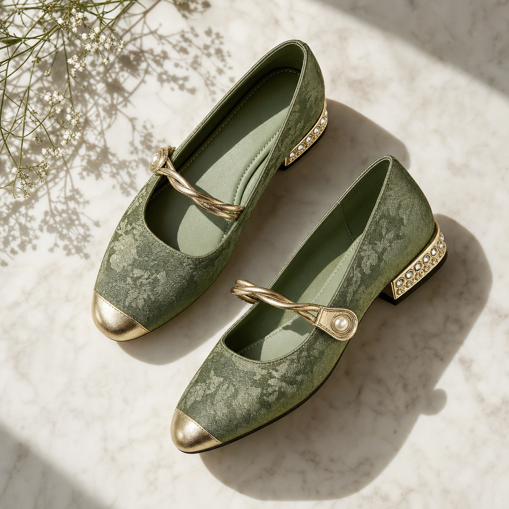Comfortable vintage style orthopedic Mary Jane shoes for women, providing foot support and everyday elegance.