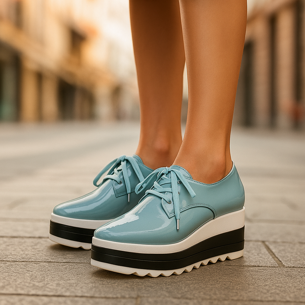 Comfortable ladies' orthopedic platform heels for women, designed for arch support and all-day foot pain relief.