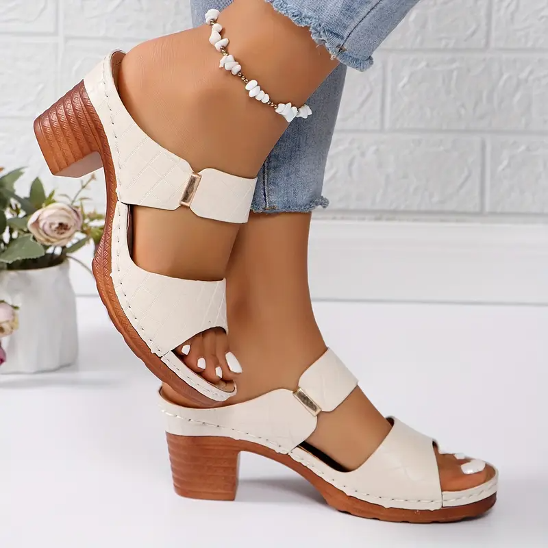Comfort footwear: women's slip-on sandals with orthopedic cushioning.