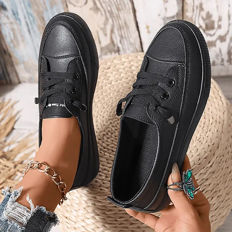 Supportive women's orthopedic sneakers. Fashionable casual footwear with arch support, ensuring ultimate comfort.