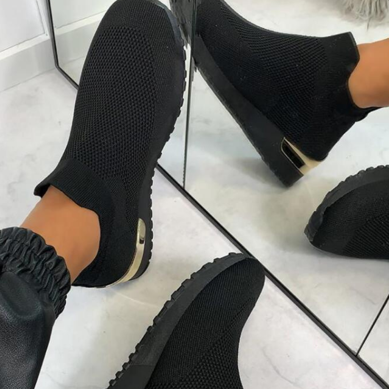 Women's orthopedic lace-up sneakers for improved posture support, comfort, and foot pain relief.