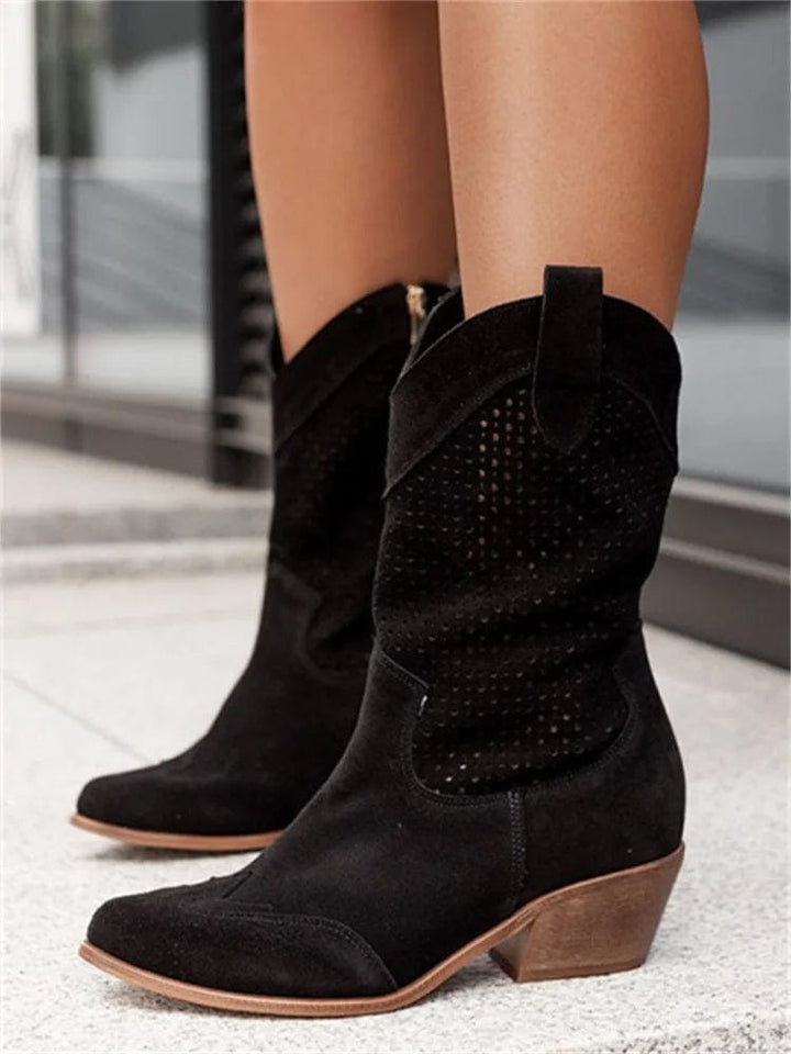 Versatile women's fashion western boots, providing orthopedic comfort for any casual outfit.