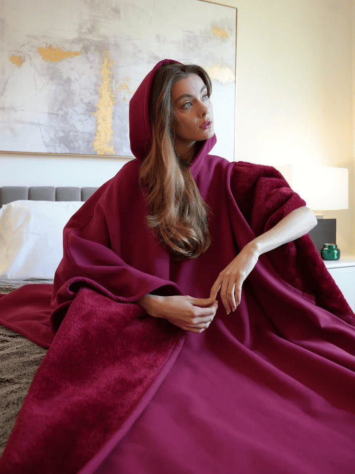 Roomy women's oversized hoodie, providing ultimate comfort and relaxed fit.